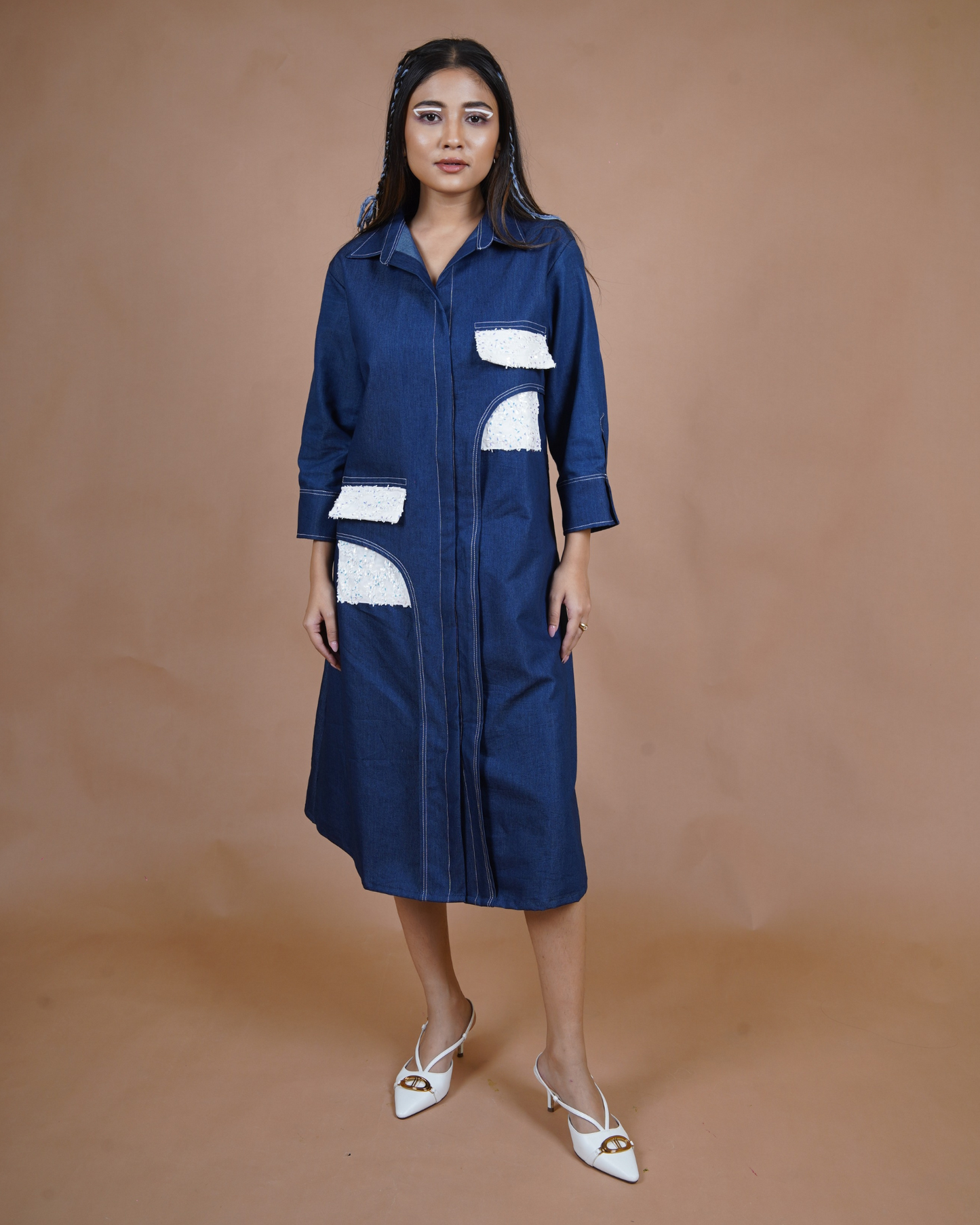 Denim Sequence Dress